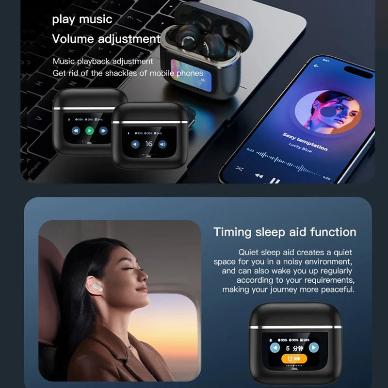 Original JBL Tour Pro 2 True Wireless Bluetooth headphone Noise Cancelling Earbuds LED Smart Display Box headset JBL Tour Pro2