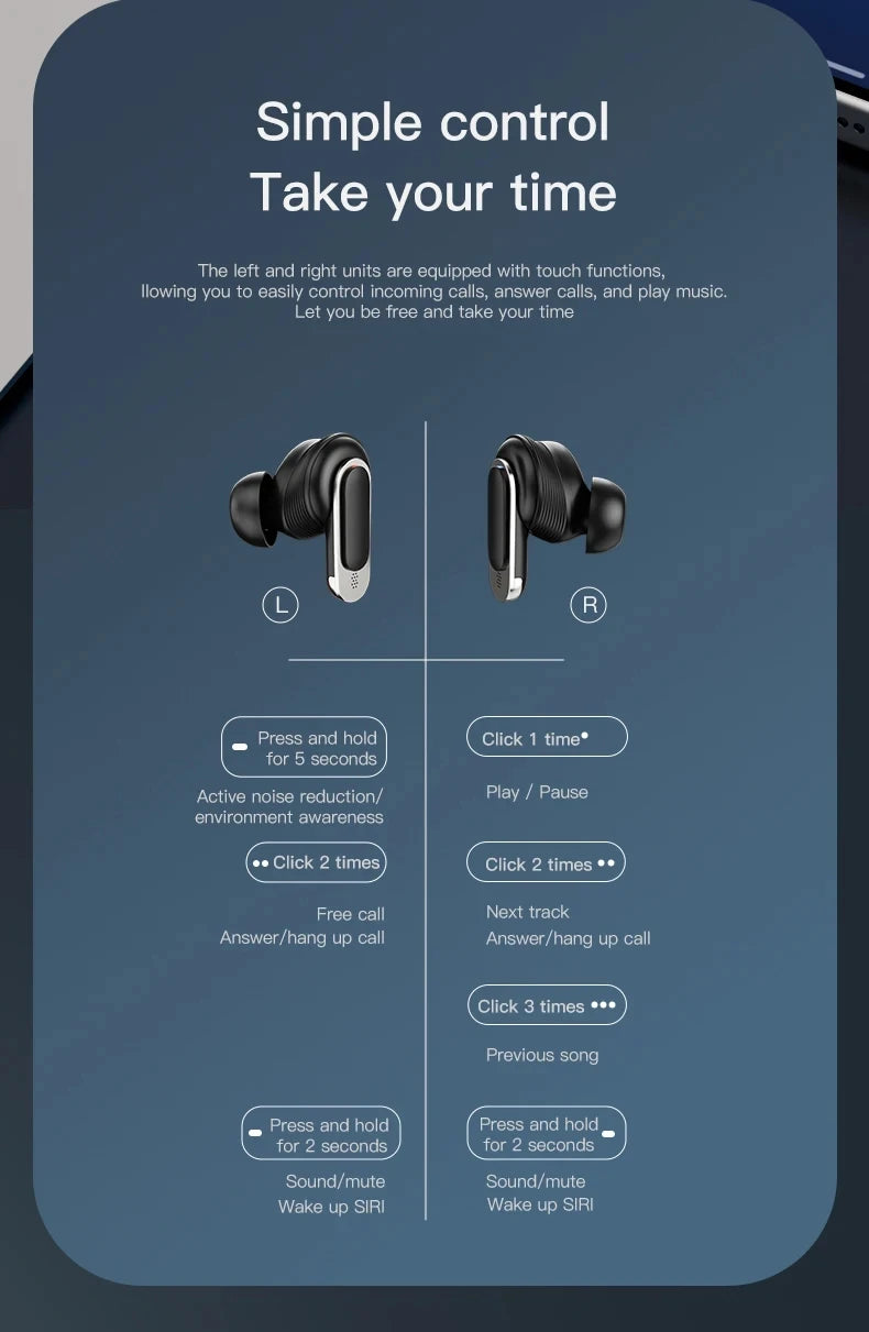 Original JBL Tour Pro 2 True Wireless Bluetooth headphone Noise Cancelling Earbuds LED Smart Display Box headset JBL Tour Pro2