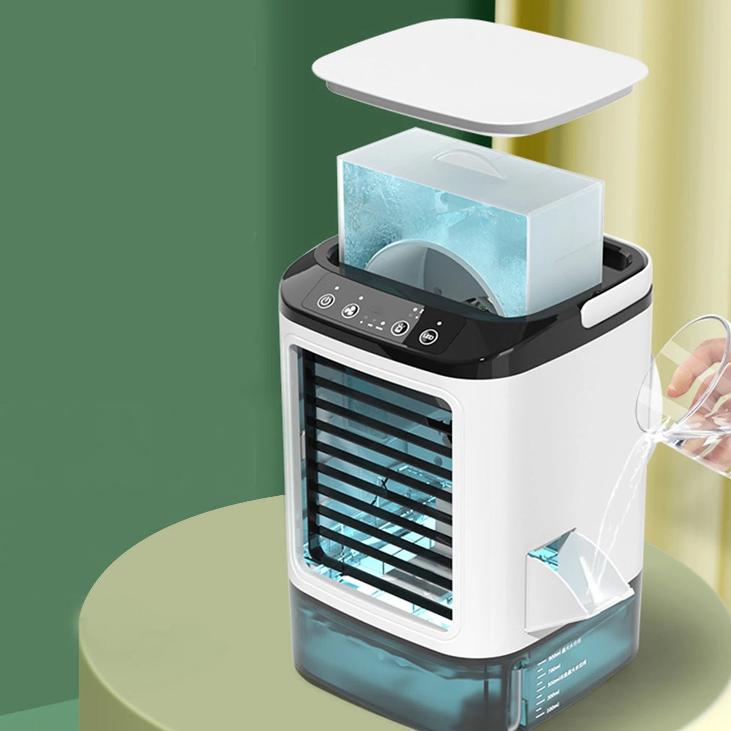 Evaporative Air Cooler Evaporative Air Cooler  Portable Air Conditioner Fan 3 Wind Speed for Home Evaporative Cooler